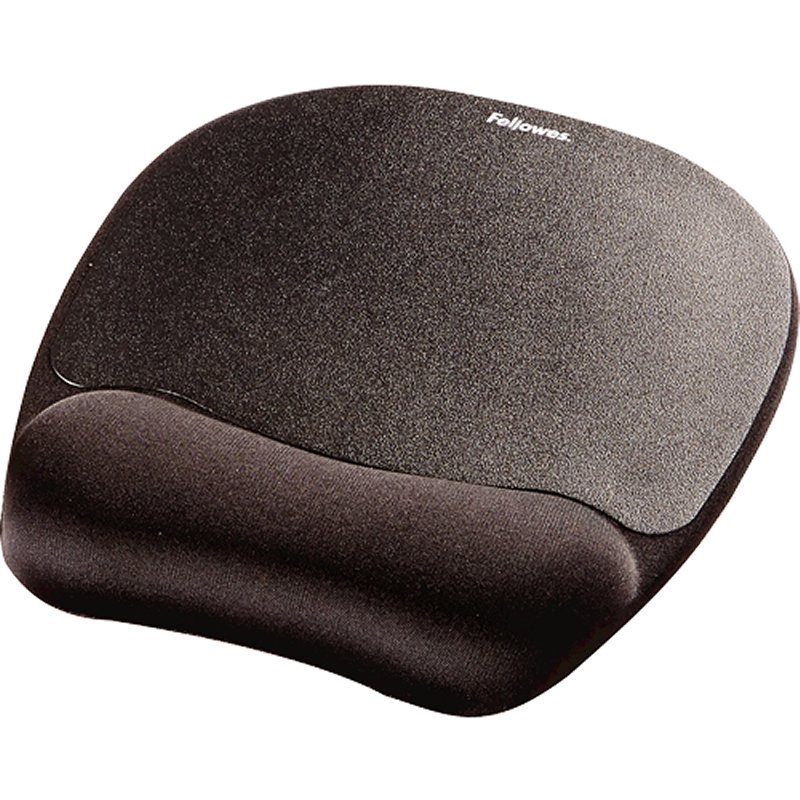 Fellowes Alfombrilla reposamuńecas Memory NEGRO