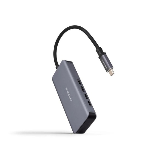 [10.16.4504] Nanocable HUB USB-C/M a 3xUSB-C/H ALUMINIO 10 cm