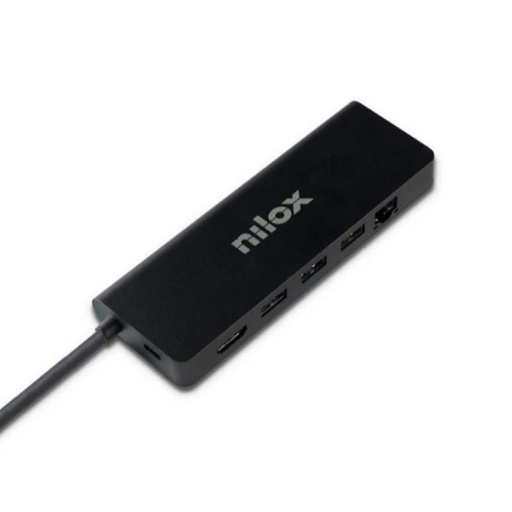 [NXDSUSBC08] Nilox Docking Station UsbC 8 EN 1 Dual 4K 1000Mbps