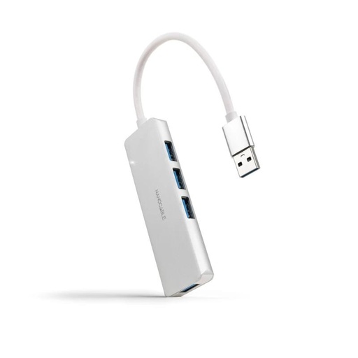 [10.16.4602] Nanocable Hub USB 3.0 4 x USB 3.0 10cm. Gris