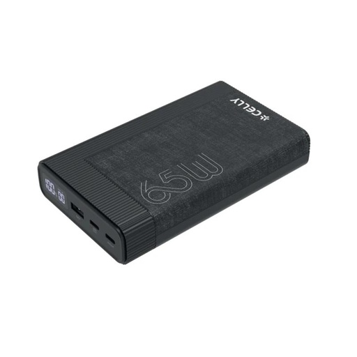 [PBPD65W20EVOBK] Celly Powerbank PD65W 20000 mAh 65w EVO Negra