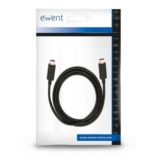 [EC1045] Ewent Cable USB-C Carga Rápida 60W 10Gbps,4K 1m