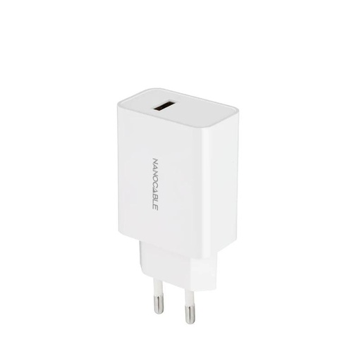 [10.10.2003] Nanocable Cargador 1 x USB 5V-2.1A Blanco