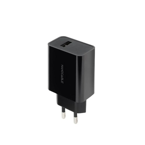 [10.10.2004] Nanocable Cargador 1 x USB 5V-2.1A Negro
