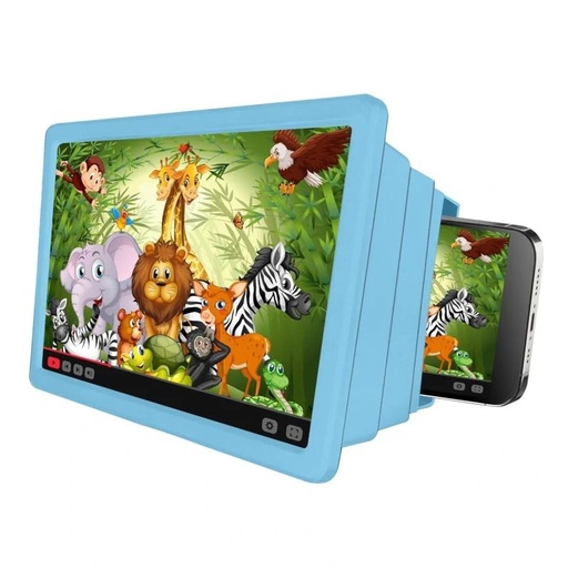 [KIDSMOVIEBL] Celly amplificador de pantalla para nińos Azul