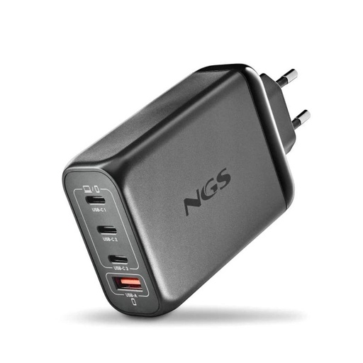 [BUD140W] NGS CARGADOR ULTRARAPIDO140W 4 PUERTOS 3USB-C 1 US