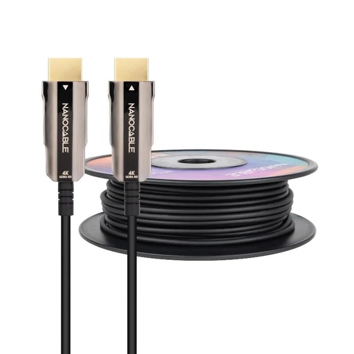 [10.15.2030] Nanocable Cable HDMI v2.0 AOC 4K@60HZ 18Gbp 30 m