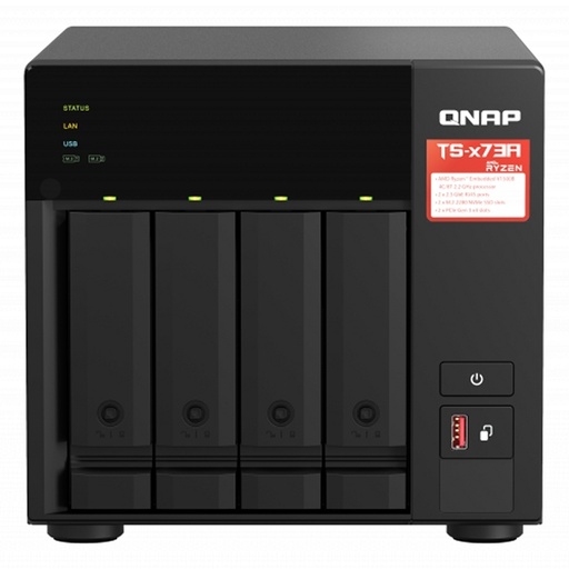 [TS-473A-8G] QNAP TS-473A-8G NAS 4XHDD-Bay 2x2.5GbE 4xUSB