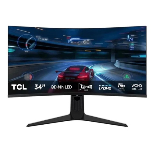 [34R83Q] TCL 34R83Q Monitor 34" MiniLed 4K 170Hz 1ms Curv