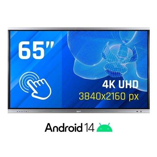 [IGG318805] iggual Pantalla interactiva 4K ORCHID 65"