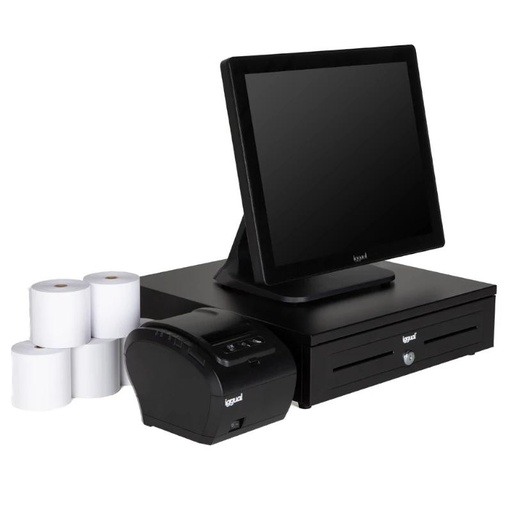 [IGG319628pack] iggual Pack completo TPV 17 AIO TP8002 IRON-HD