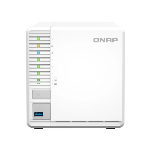 [TS-364-8G] QNAP TS-364-8G NAS 3XHDD-Bay 1x2.5GbE 3xUSB