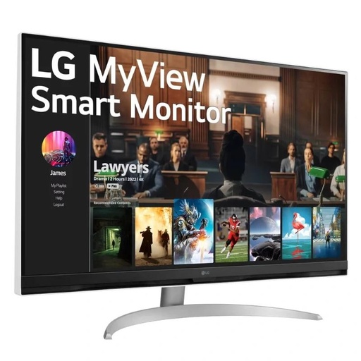[32SQ700S-W] LG 32SQ700S-W  monitor Smart 32" 4K 2xHDMI USBc MM
