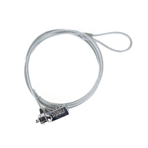 [IGG318928] iggual Cable seguridad candado 4 dígitos SECURE 4D