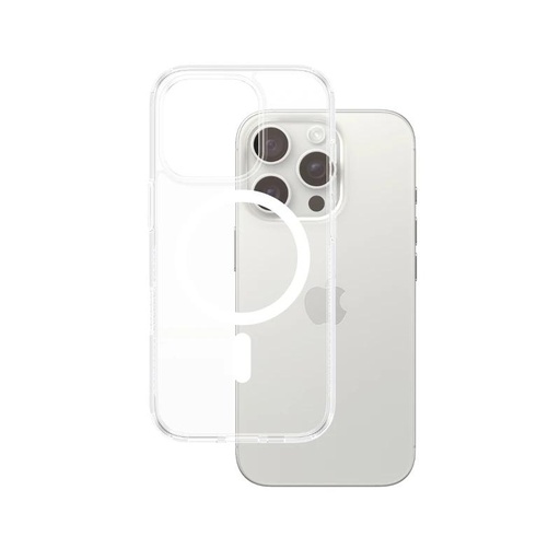 [1292] PanzerGlass Case con White MagSafe iPhone 16 Pro