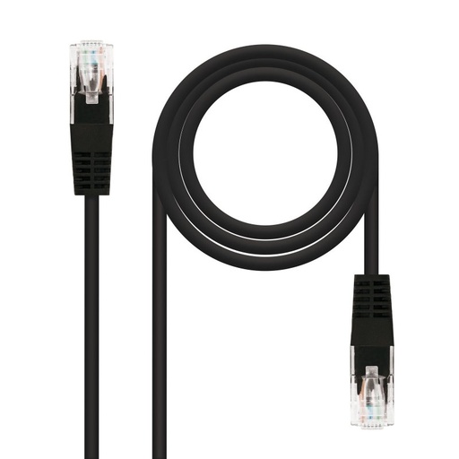[10.20.0402-BK] Nanocable Latiguillo Categoria 6 UTP 2 M Negro