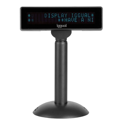 [IGG319086] iggual Visor TPV regulable USB VFD 7" INFO DISPLAY