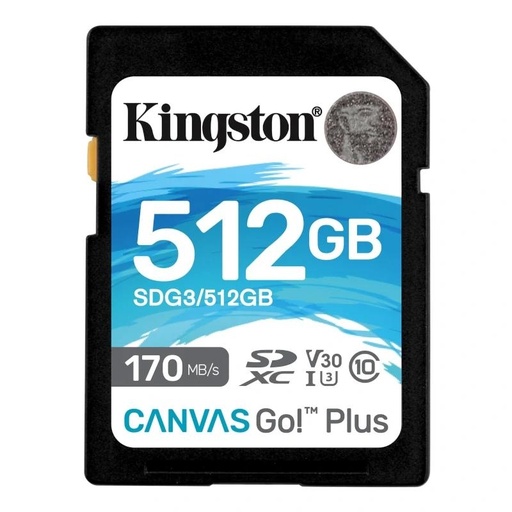 [SDG3/512GB] Kingston Canvas Go! Plus SD 512GB class 10 U3 V30