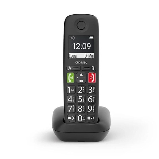 [S30852-H2901-D201] Gigaset E290 Inalámbrico DECT Negro