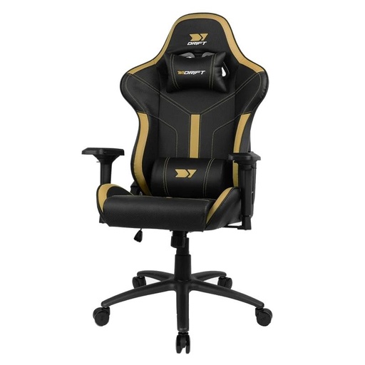 [DR350GOLD] DRIFT Silla gaming DR350.Negro Dorada
