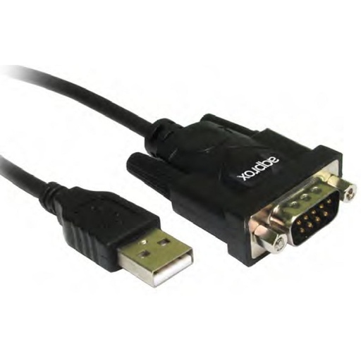 [APPC27] approx APPC27 Adaptador USB A SERIE DB9M  0,75 M.