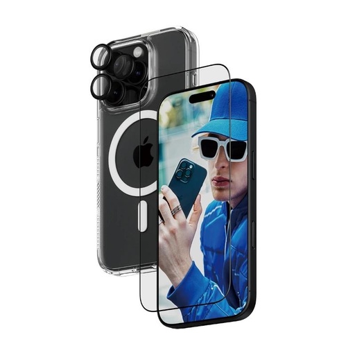 [B1292+2862+1284] PanzerGlass 3-in-1 Bundle Protec. iPhone 16 Pro