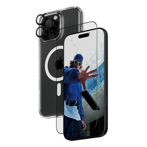 [B1294+2864+1284] PanzerGlass 3-in-1 Bundle Protec. iPhone 16Pro Max